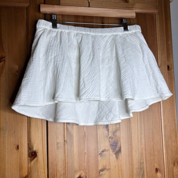 The Odells Gauzy Micro Mini Skirt Women’s Small White Dainty Dollcore Summer - Picture 5 of 8